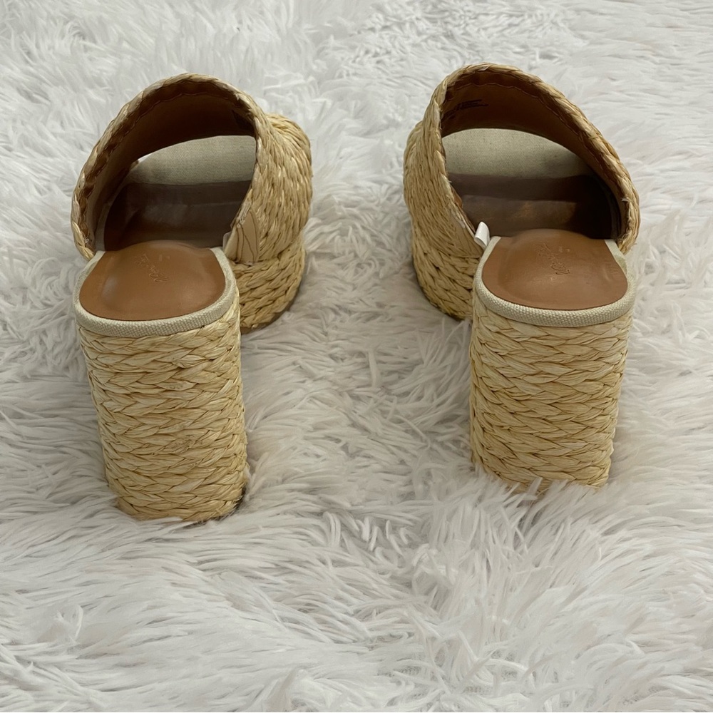 UNIVERSAL THREAD PLATFORM HEELS OPEN BACK SIZE 8.5 - image 3